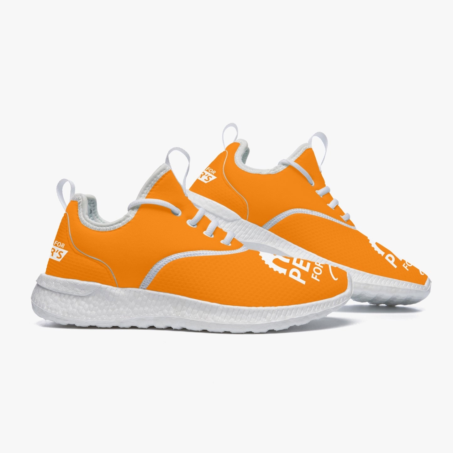 Pedal For Pat Mesh Sports Sneakers (Orange)