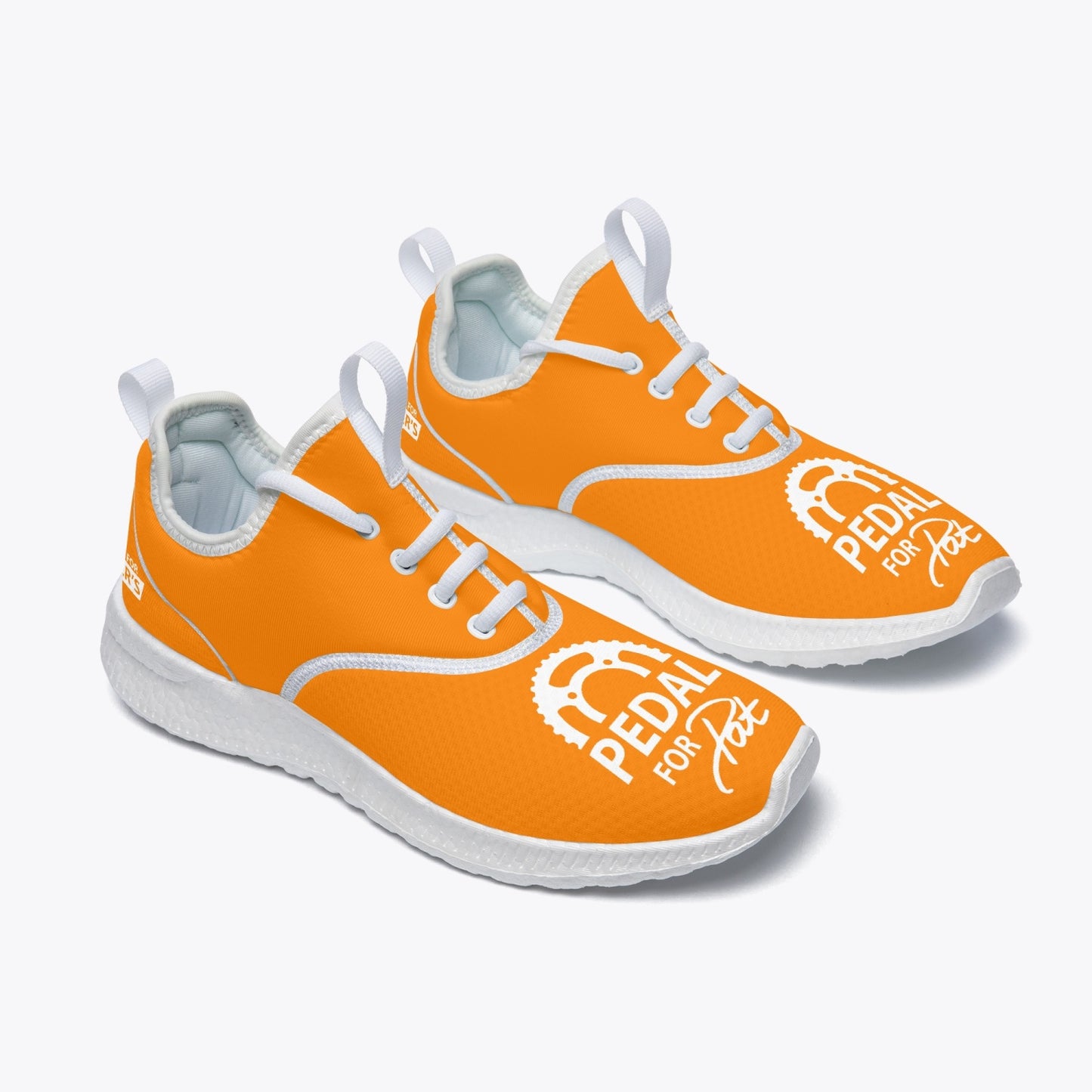 Pedal For Pat Mesh Sports Sneakers (Orange)