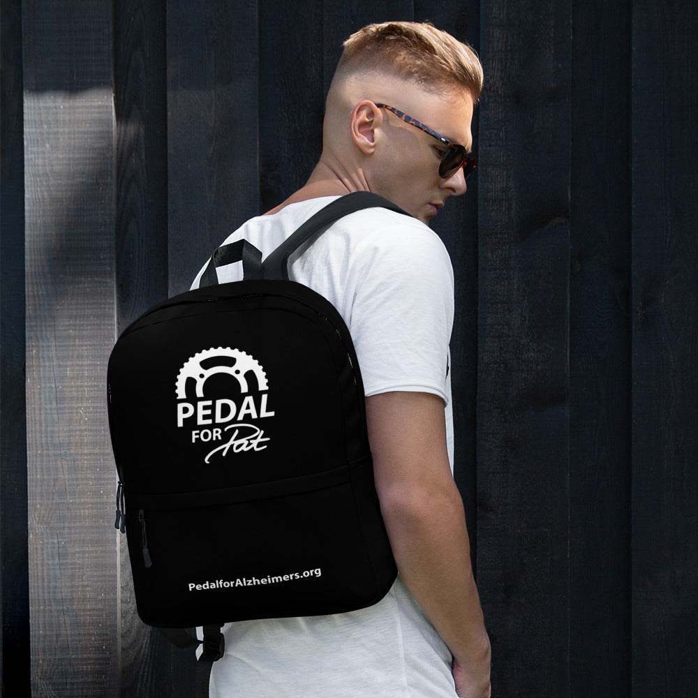 Pedal for Pat Black & White Backpack