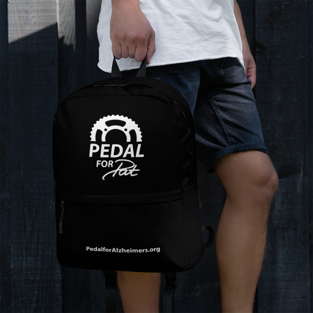 Pedal for Pat Black & White Backpack