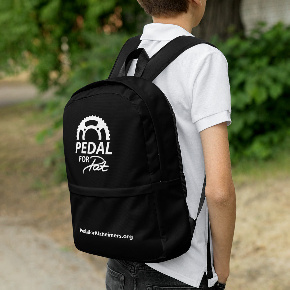 Pedal for Pat Black & White Backpack