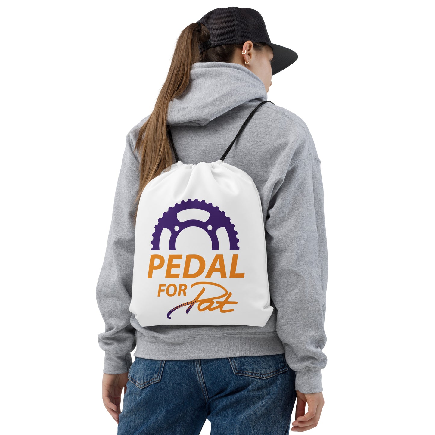 Pedal for Pat Drawstring bag