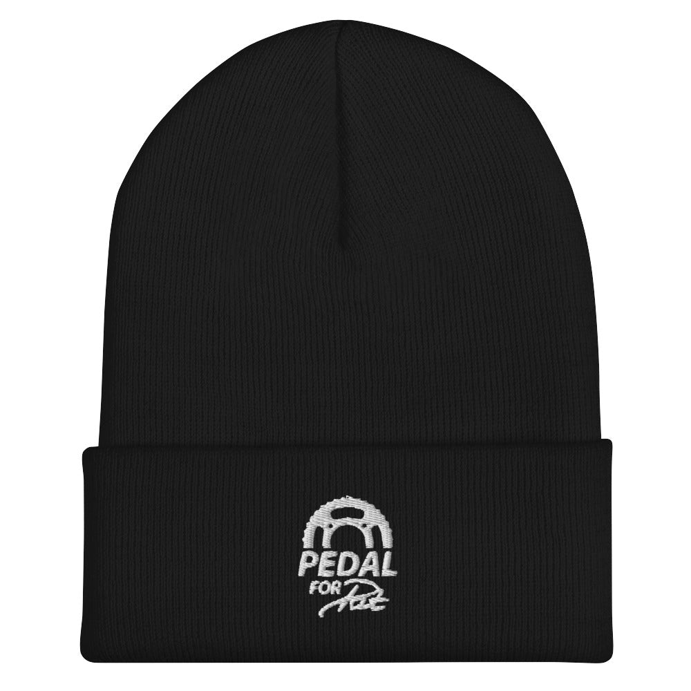 Pedal for Pat Cuffed Beanie