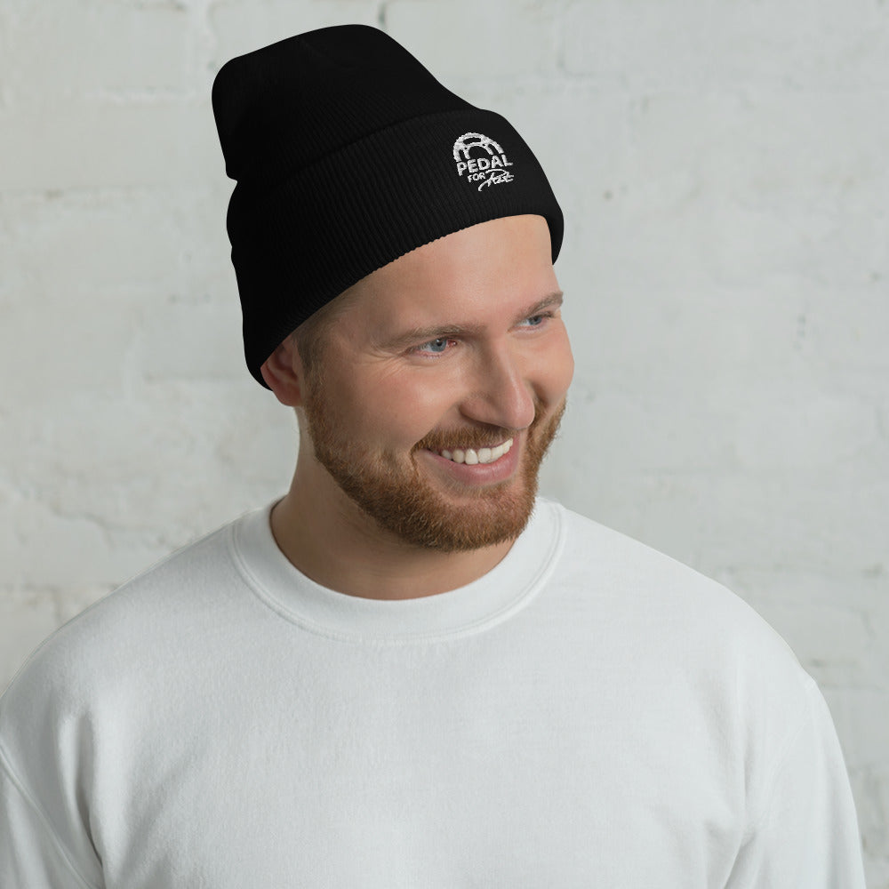 Pedal for Pat Cuffed Beanie