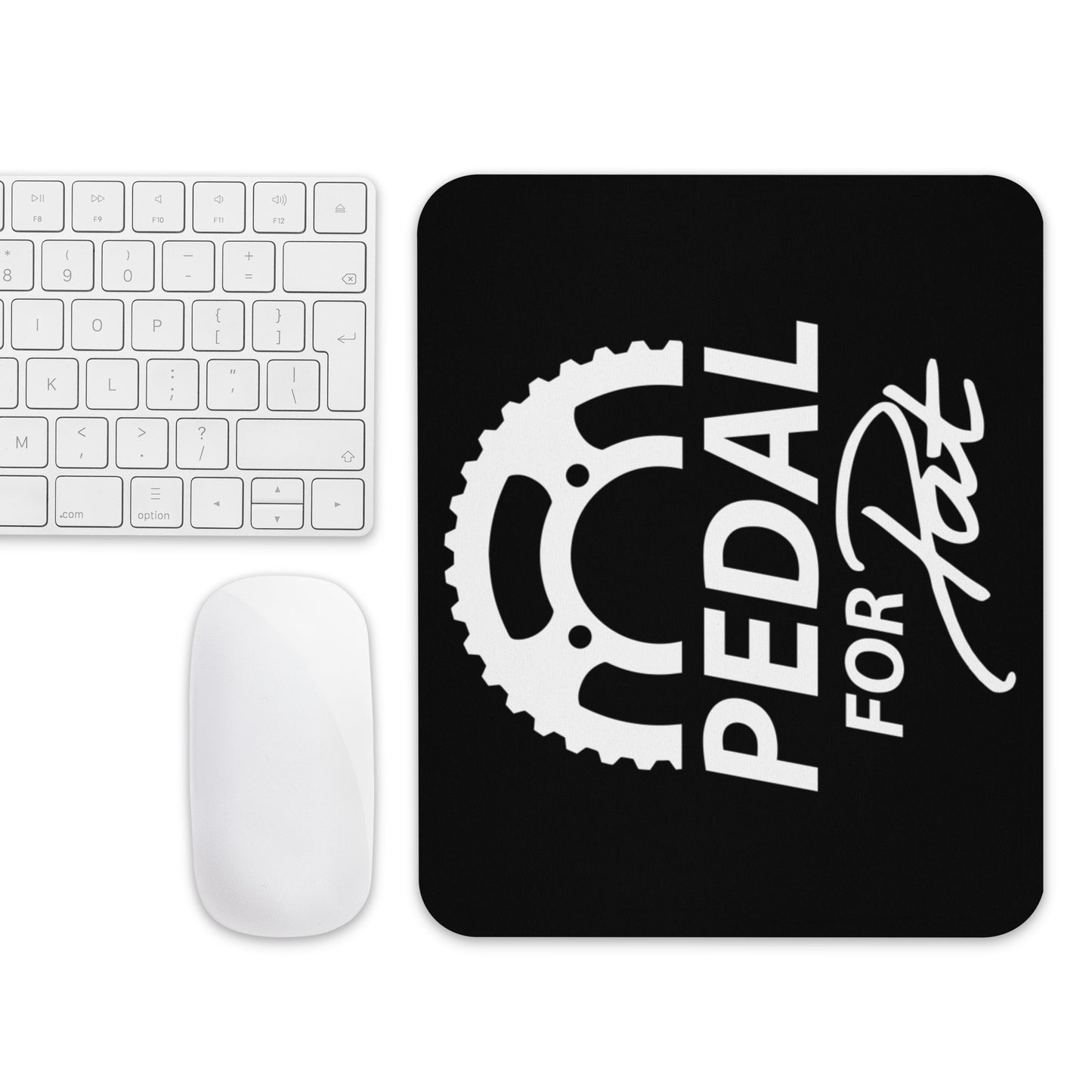 Pedal for Pat Black & White Mouse pad