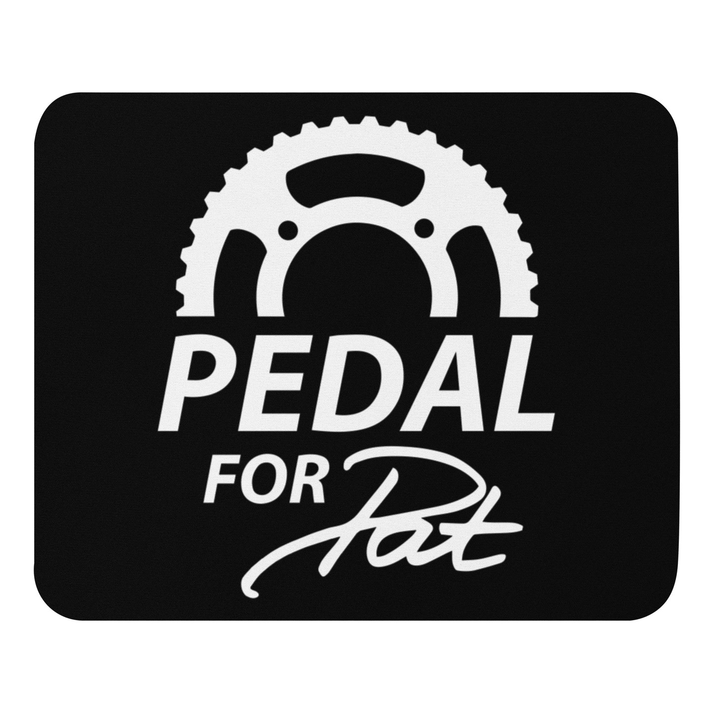 Pedal for Pat Black & White Mouse pad