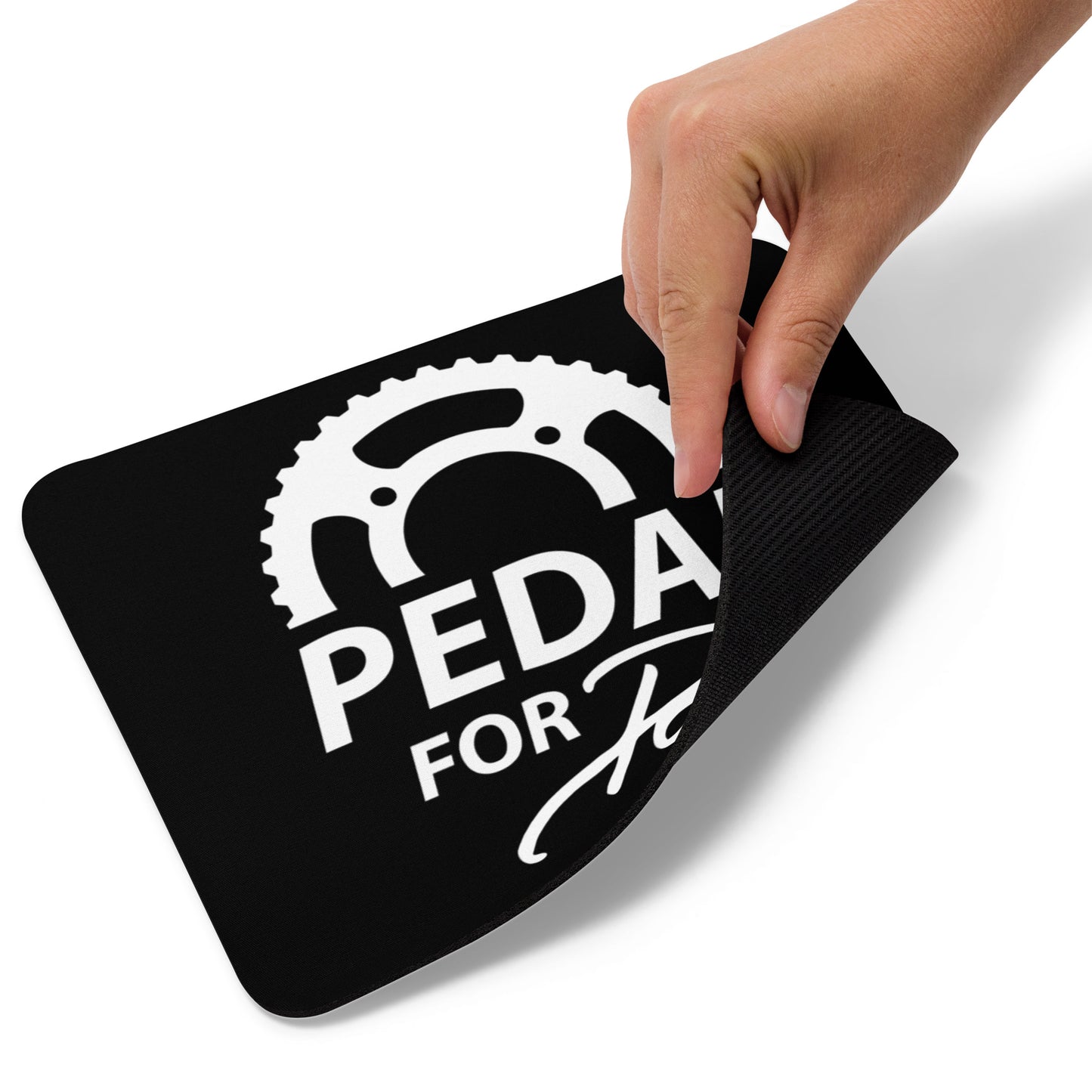 Pedal for Pat Black & White Mouse pad